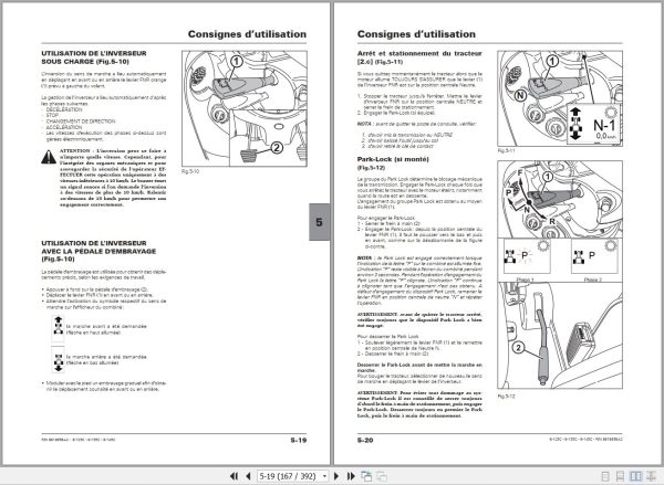 Landini Tractor 6 125C 6 135C 6 145C Operators Maintenance Manual 6618956A2 FR 2