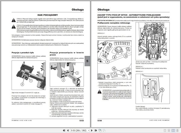 Landini Tractor 6 125C 6 135C 6 145C Operators Maintenance Manual 6688728A1 PL 2