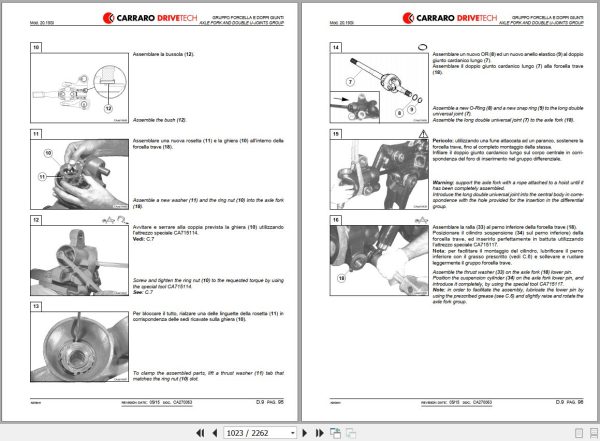 Landini Tractor 6 125C 6 135C 6 145C Service Manual 6642493A3 IT 2