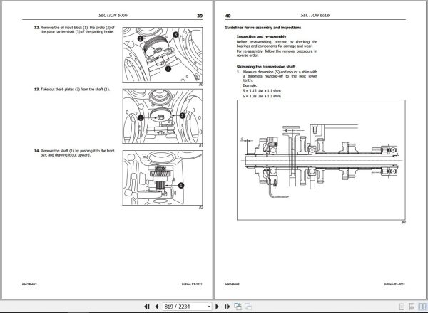 Landini Tractor 6 125C 6 135C 6 145C Service Manual 6642494A3 EN 2