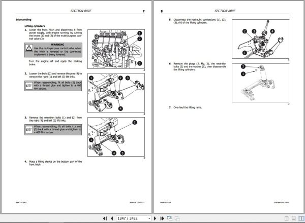 Landini Tractor 6 125C 6 135C 6 145C V Shift Service Manual 6642515A3 EN 2