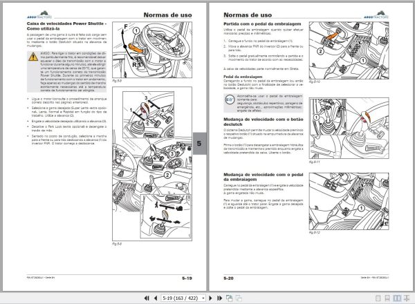 Landini Tractor 6 125H 6 135H Operators Maintenance Manual 6728260A1 PT 2