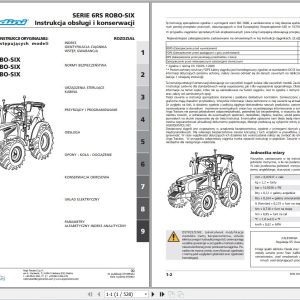 Landini Tractor 6 135 6 145 6 155 ROBO SIX Operators Maintenance Manual 6716993A2 PL 1