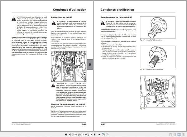 Landini Tractor 6 145 6 160 6 175 ROBO SHIFT Operators Maintenance Manual 6521725M5 FR 2