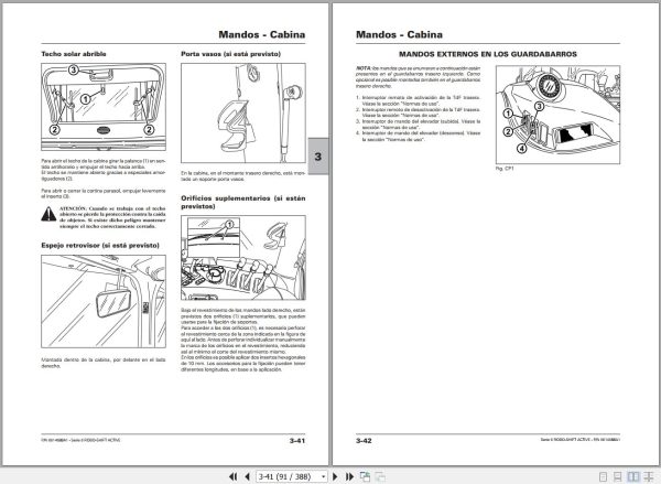 Landini Tractor 6 145 6 160 6 175 ROBO SHIFT Operators Maintenance Manual 6614688A1 ES 2