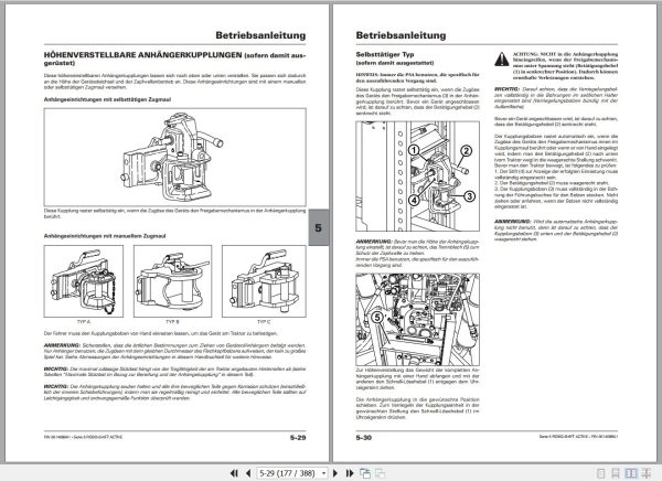 Landini Tractor 6 145 6 160 6 175 ROBO SHIFT Operators Maintenance Manual 6614689A1 DE 2