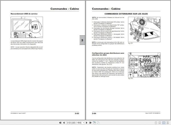 Landini Tractor 6 145 6 160 6 175 V SHIFT Operators Maintenance Manual 6529301M2 FR 2