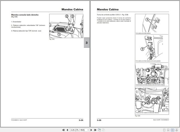 Landini Tractor 6 145 6 160 6 175 V SHIFT Operators Maintenance Manual 6529302M2 ES 2