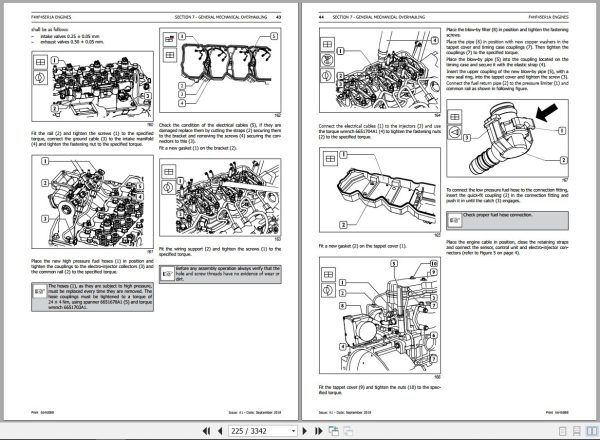 Landini Tractor 6 145 6 165 6 175 ROBO SIX ACTIVE Service Manual 6691101A1 EN 2