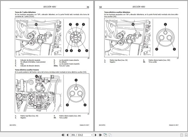 Landini Tractor 6 145 to 7 215 ROBO SHIFT ACTIVE Service Manual 6622107A1 ES 2