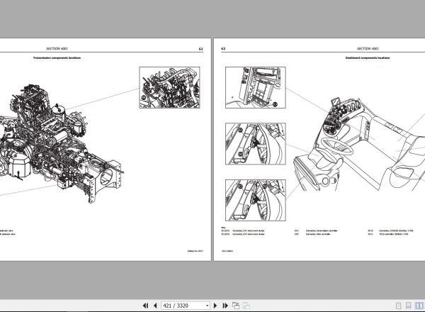 Landini Tractor 6 145 to 7 215 ROBO SHIFT ACTIVE Service Manual 6622108A1 EN 2