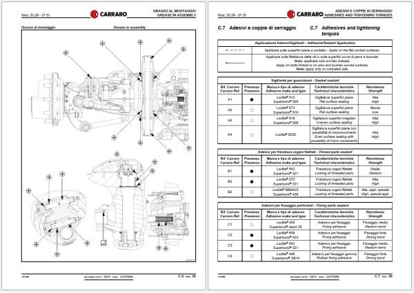 Landini Tractor 6 145 to 7 215 ROBO SHIFT Service Manual 6525454M2 EN 2