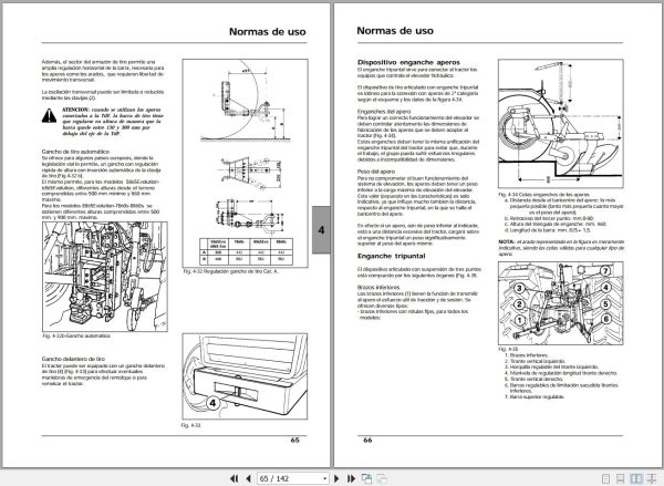 Landini Tractor 60 Series 5865 to 8860S Operators Maintenance Manual 3681740M3 ES 2