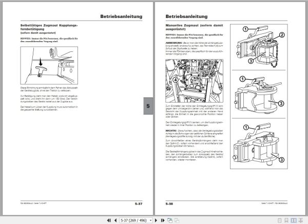 Landini Tractor 7 145 7 165 7 175 V SHIFT Operators Maintenance Manual 6629284A2 DE 2