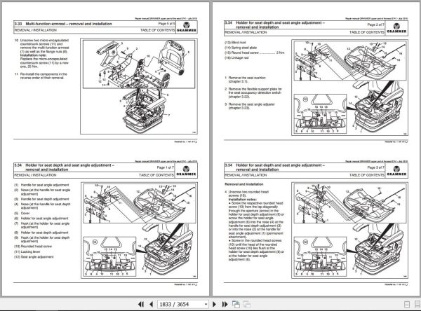 Landini Tractor 7 145 7 165 7 175 V SHIFT Service Manual 6640067A1 IT 2