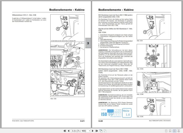 Landini Tractor 7 160 to 7 215 ROBO SHIFT Operators Maintenance Manual 6614647A1 DE 2