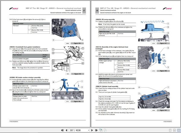 Landini Tractor 7 160 to 7 230 ROBO SIX Service Manual 6640181A2 EN 2