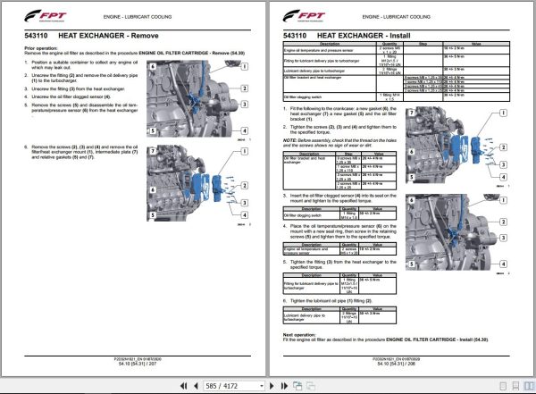 Landini Tractor 7 165 to 7 180 ROBO SIX Service Manual 6720654A2 EN 2
