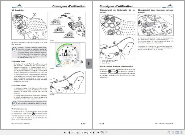 Landini Tractor 7 175 7 180 V SHIFT Operators Maintenance Manual 6720610A1 FR 2