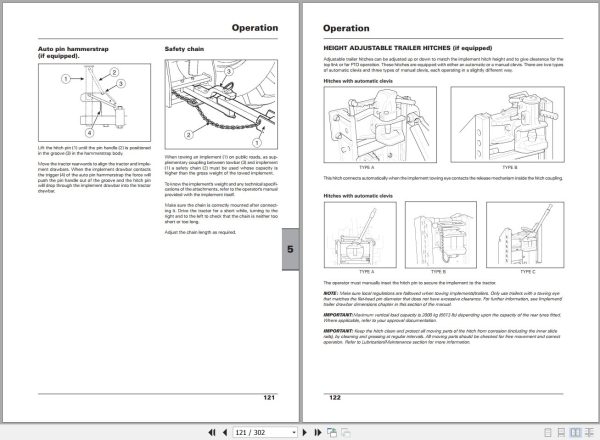 Landini Tractor 7 180 Tier3b to 7 235 Tier3b Operators Maintenance Manual 6510342M1 EN 2