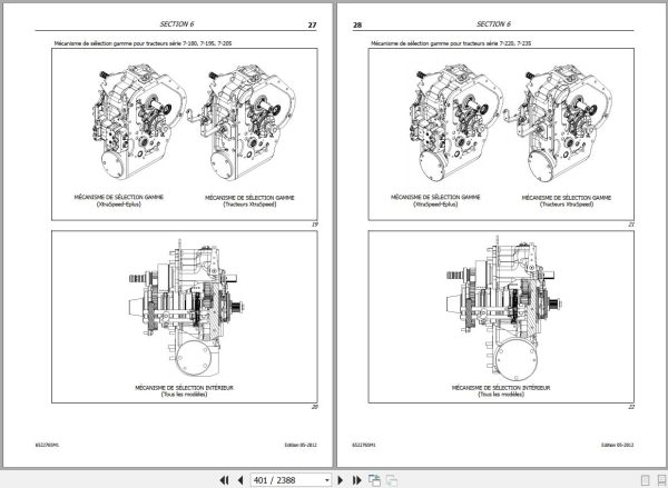 Landini Tractor 7 180 to 7 235 Service Manual 6522765M1 FR 2