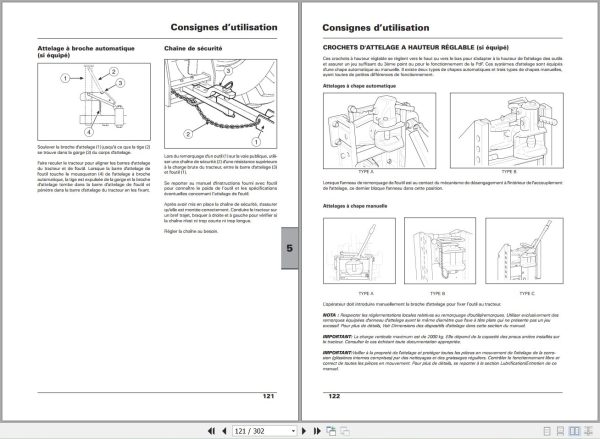 Landini Tractor 7 180 to 7 235 T3b Operators Maintenance Manual 6510343M1 FR 2