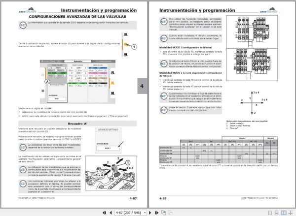 Landini Tractor 7 200 7 210 7 230 ROBO SIX Operators Maintenance Manual 6674057A2 ES 2