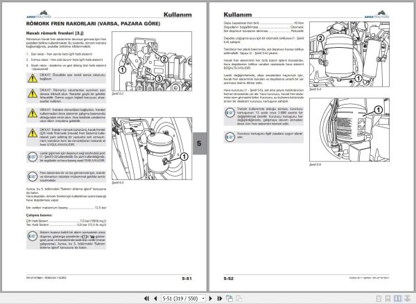 Landini Tractor 7 200 7 210 7 230 ROBO SIX Operators Maintenance Manual 6716738A1 TR 2