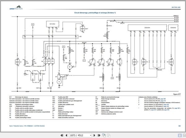 Landini Tractor 7 200 7 210 7 230 ROBO SIX Service Manual 6708033A1 FR 3