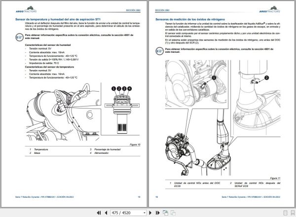 Landini Tractor 7 200 7 210 7 230 Robo six Dynamic Service Manual 6708024A1 ES 3