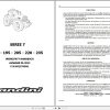 Landini Tractor 7 Series 180 195 205 220 235 Service Manual 6522763M1 DE 1