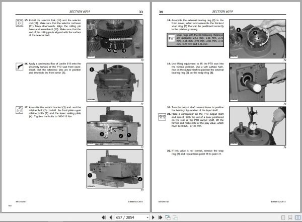 Landini Tractor 7 Series 7 190 7 210 7 230 Service Manual 6513551M1 EN 2