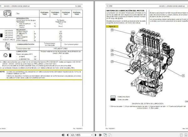 Landini Tractor 7070 7080 9095 90105 Service Manual 6530636M1 ES 2