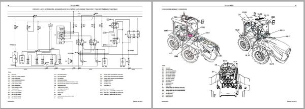 Landini Tractor 7070 7080 9095 90105 Service Manual 6530636M1 ES 3