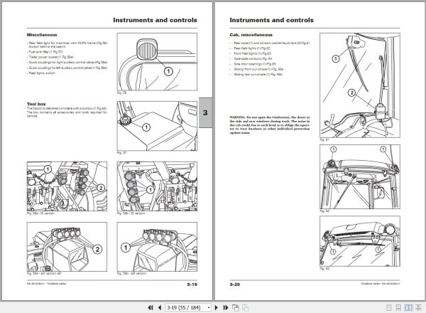 Landini Tractor 7070IS to 90105AR Operators Maintenance Manual 6519250M1 EN 2
