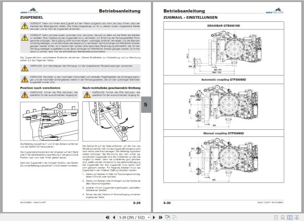 Landini Tractor 8 270 V SHIFT 8 310 V SHIFT Operators Maintenance Manual 6723899A1 DE 2