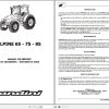 Landini Tractor ALPINE 65 75 85 Service Manual 3676096M1 FR 1