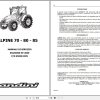 Landini Tractor APLINE 70 80 85 Service Manual 6500433M1 IT 1