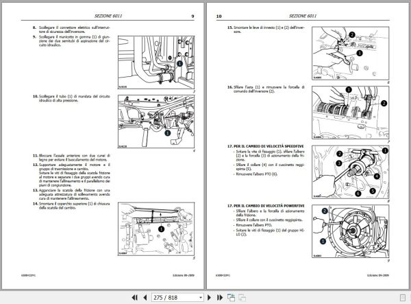 Landini Tractor APLINE 70 80 85 Service Manual 6500433M1 IT 2