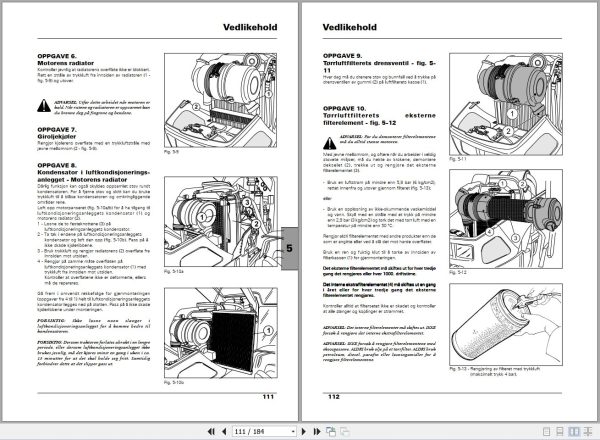 Landini Tractor Alpine 65 75 85 Operators Maintenance Manual 3667259M2 NO 2