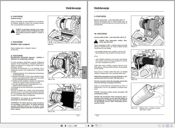 Landini Tractor Alpine 65 75 85 Operators Maintenance Manual 3681708M1 SL 2