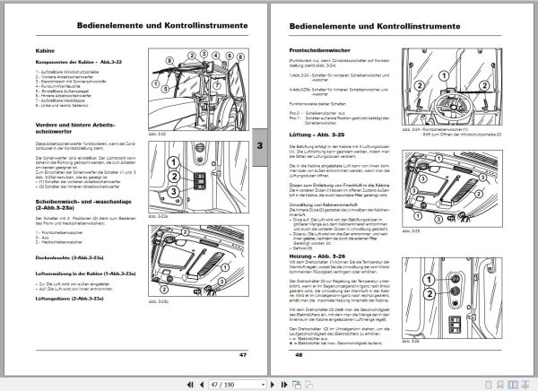 Landini Tractor Alpine 70 T3 to 85GT T3 Operators Maintenance Manual 4210855M1 DE 2