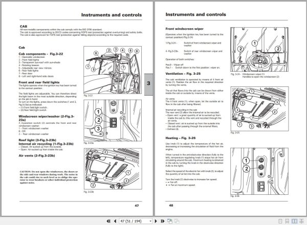 Landini Tractor Alpine 70 to 85GT T3 Operators Maintenance Manual 6502286M2 EN 2
