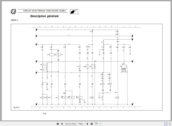 Landini Tractor Atlantis 70 to Ghibli 100 Service Manual 3661515M2 FR 3