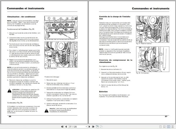 Landini Tractor Blizzard 50 95 Operators Maintenance Manual 3539560M3 FR 2