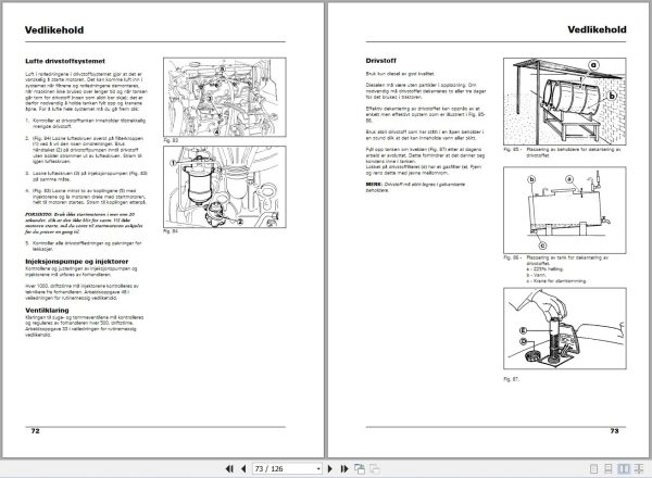 Landini Tractor Blizzard 50 95 Operators Maintenance Manual 3558101M2 NO 2