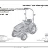 Landini Tractor DT 1 25 Operators Maintenance Manual 6512651M1 DE 1