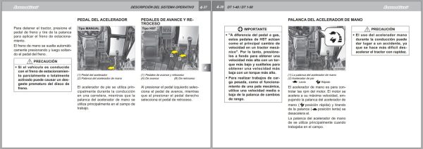 Landini Tractor DT 1 40 DT 1 50 Operators Maintenance Manual 6508099M1 ES 2