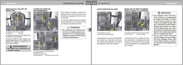 Landini Tractor DT 1 40 DT 1 50 Operators Maintenance Manual 6509098M1 FR 2