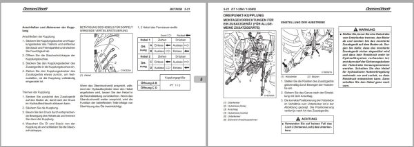 Landini Tractor DT 1 55M 1 55MQ Operators Maintenance Manual 6509105M1 DE 2